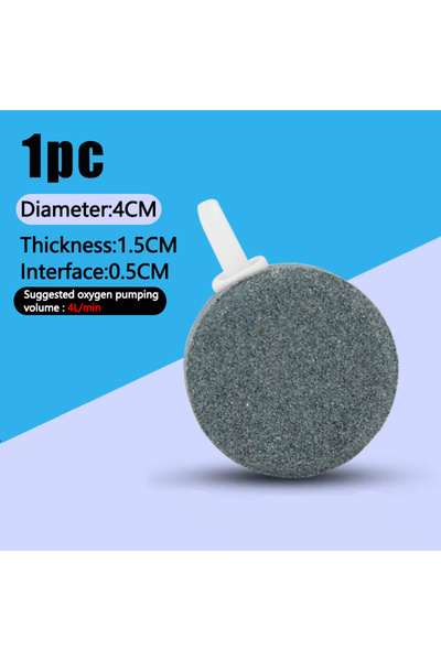 Choice 1pcs 4cm Air plate 1pc 40mm Air Bubble Stone Aquarium Aerator Pond Pum...