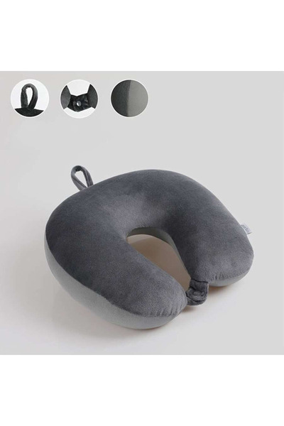 Choice DARK GRAY 1pc Travel Pillow Neck Pillow Airplane Pillow Traveling Car ...