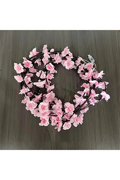 Choice 96 LED Pink Cherry Blossom 96 Led USB Tree Branch Rattan Lights 8 Mode...