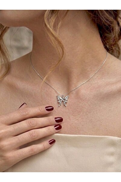 Beykan handmade Fairy Butterfly/Crystal Butterfly Necklace