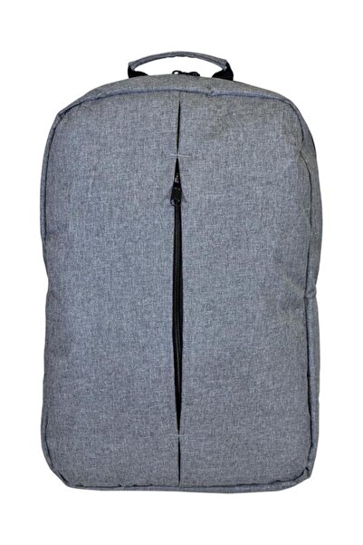 Temel Laptop Sırt Çantası Gri