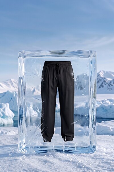 DeFacto Soft Textured Relax Fit Black Trousers G8149Ax26Sm