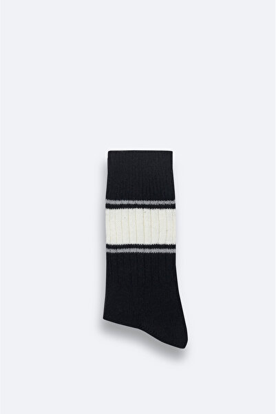 Avva Men's Black Soft Touch Socks A42Y8505