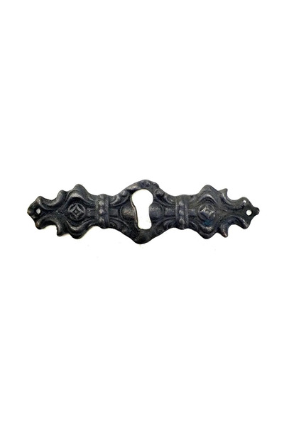 MEKs Antique Style Decorative Brass Key Mouthpiece - 28X104Mm, Oxide