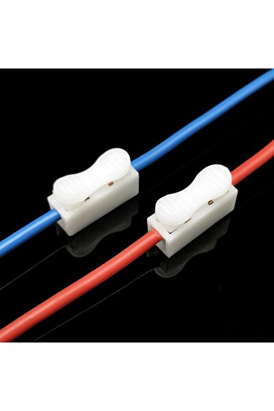 Choice 50PCS 1Pin 20/50Pcs No Solding Quick 1P 2P Cable Wire Connector No Scr...