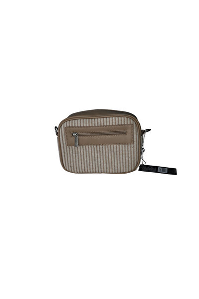 dukidasoturkiye Duki Daso Beige White Striped Women's Cross Shoulder Bag |   ...