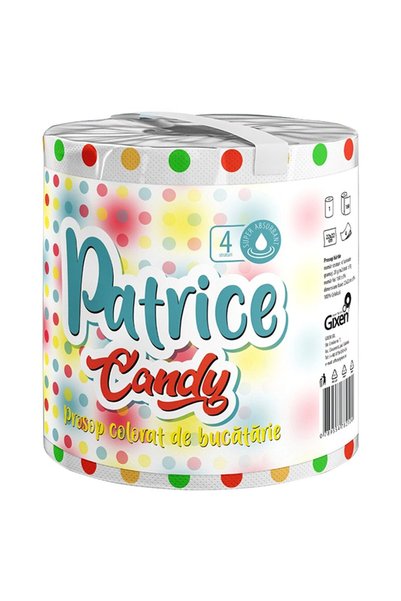 Patrice Prosop de Bucatarie, PATRICE, Candy Color, 4 Straturi