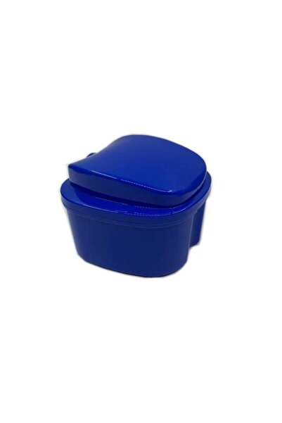 Choice4 Deep Blue GULPOOE 1Pc Oral Denture Care Bath Box Dental False Teeth S...
