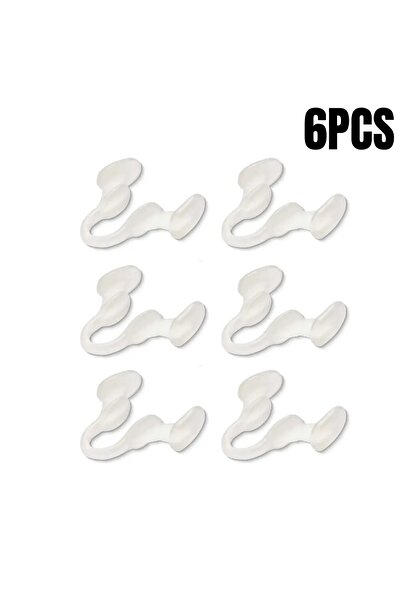 Choice4 White 6PCS 2/4/6/8/10Pcs Nose Clip Anti Snoring Soft Nasal Dilator St...