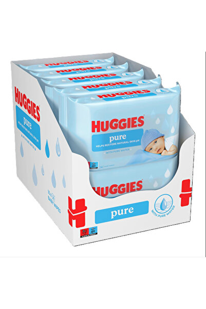 Huggies Pure Wet Wipes, 10 Packs X 56, 560 Pieces