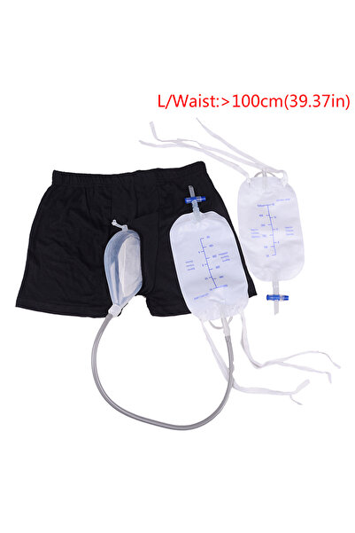 choice2 L Silicone Funnel Urine Catheter Incontinence Underpants Washable Reu...