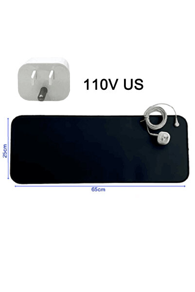 Choice1 110V US Black 25X68CM Grounding Mat with 15FT Wires Healthy Balance f...