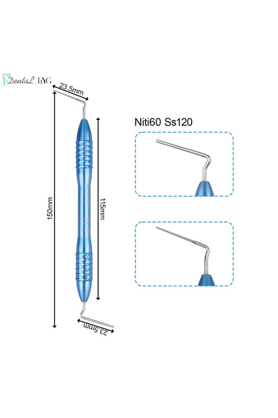 Choice4 Niti60 Ss120 Dental Endodontic Hand Plugger Dental Gutta Percha Fille...