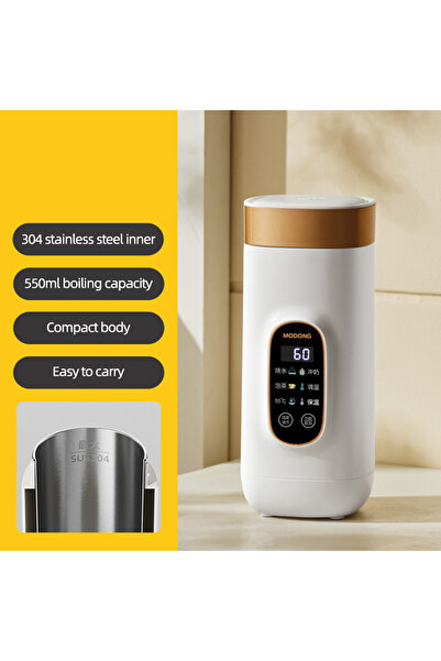 Choice1 EU WHITE 550ml Portable Electric Kettle Travel Heating Cup Multifunct...