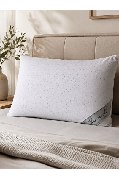 homewell Gri %100 Saf Yün Yastık 50x70 cm Hipoalerjenik Ekstra Kılıflı