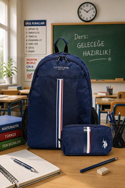 U.S. Polo Assn. U.S. Polo. Assn. Unisex School Bag Set Plset25045