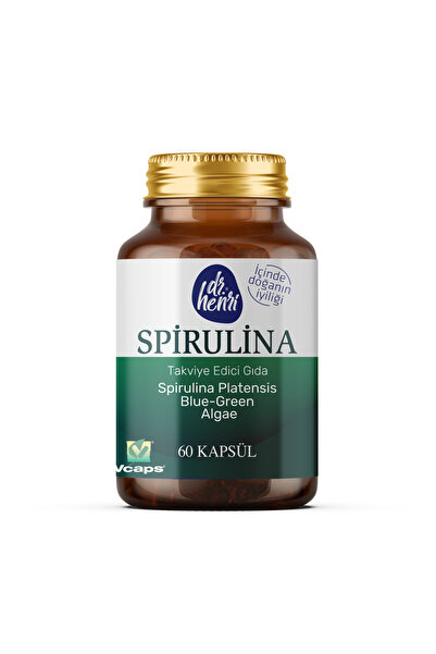 Dr.Henri Spirulina İçeren Takviye Edici Gıda 60 Kapsül