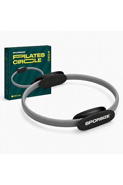Sporsize Pilates Çemberi 35 cm Direnç Halkası, İç Bacak Kalça Kol Göğüs ve Co...