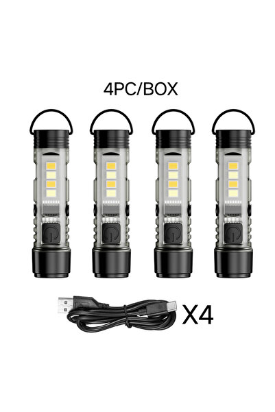 choice2 4pcs New Mini Keychain Light Multifunctional Outdoor Portable Work Li...
