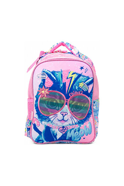 Chimola CAT WITH GLASSES SIRT ÇANTASI 12"