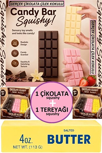 OYUNCAKSAHİLİ Çikolata Sukuşi ve Butter Tereyağı 2 Ürün Birden Trend Dumpling...