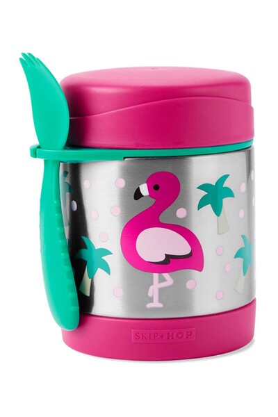 Skip Hop Zoo Stainless Steel Thermos Flamingo