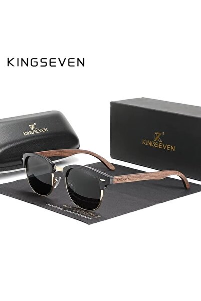 Choice نظارات شمسية سوداء من ماركة KINGSEVEN للرجال والنساء بعدسات مستقطبة UV...