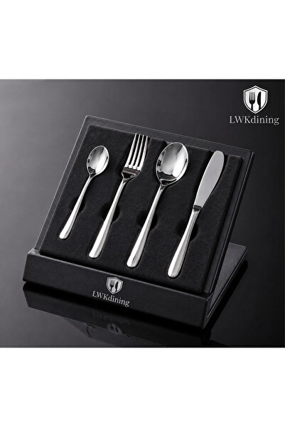 ALTCEVA Set tacamuri Silver, inox, 24 piese