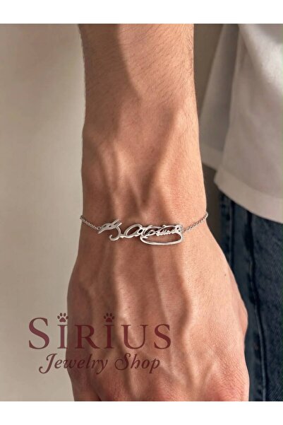 sirius jewelry 316 L Çelik K. Atatürk İmzası Bileklik
