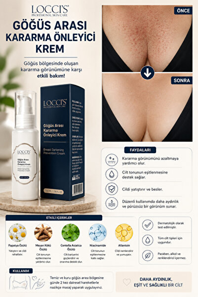 loccis Anti-Darkening Cream between Breasts 100 ml