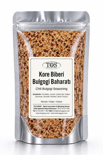 TOS The Organic Spices Kore Biberi Bulgogi Baharatı 100 gr SıcakKorean Chili ...