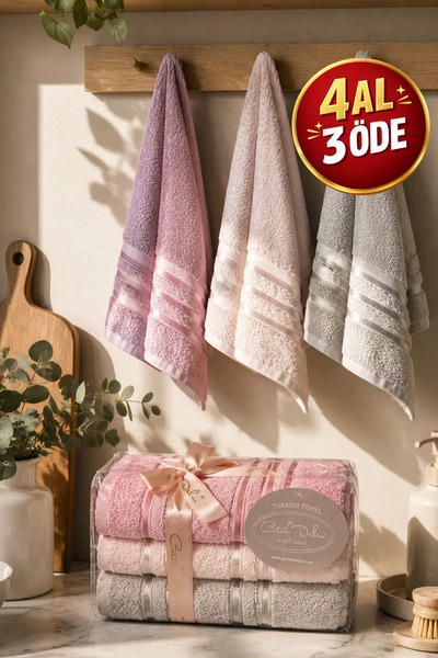 Coton Delux Σετ πετσετών Pera 3 τεμαχίων, 100% βαμβάκι |   Πετσέτα κουζίνας 3...