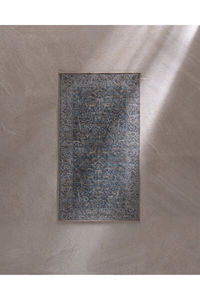 Madame Coco Eustache Halı - Mavi - 80x150 cm