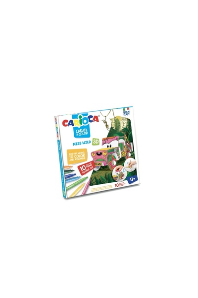 carioca Creative set Create &amp; Color Carioca Miss Wild 3D