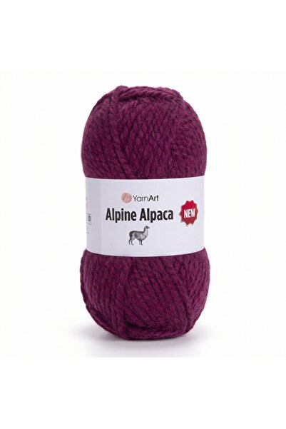 Yarnart ALPINE ALPACA NEW - ΧΕΙΡΟΠΟΙΗΤΟ ΠΛΕΚΤΟ ΣΚΟΡΔΟ ΚΕΡΑΣΙ-1441