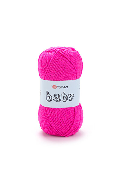 Yarnart Baby - Baby Hand Knitting Yarn Highlighter Pink-174