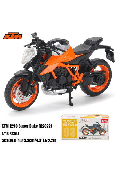 Choice سيارة نموذجية للأطفال من سبيكة معدنية، دراجة نارية كلاسيكية KTM 1290 S...