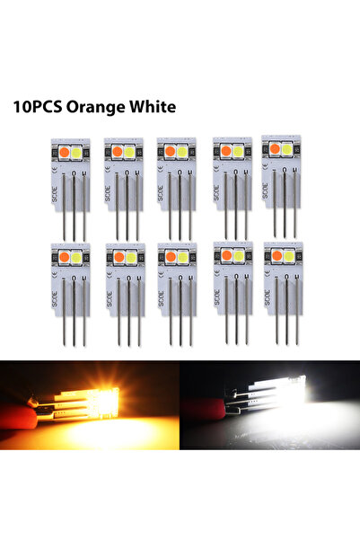 Choice3 10PC Orange White Upgraded Door Panel Ambient Lighting For BMW F30 F3...