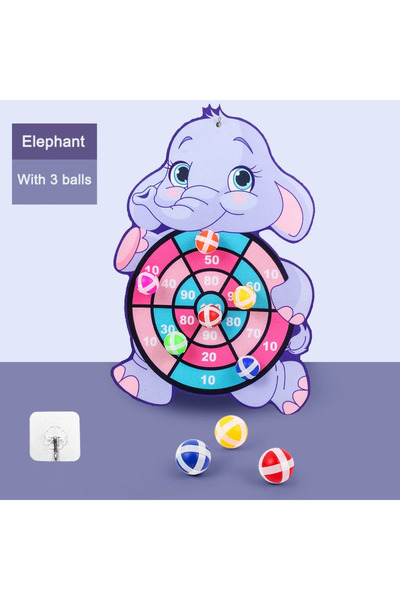 choice2 Elephants Educational Dart Board Baby Dart Indoor Sports Child Montes...
