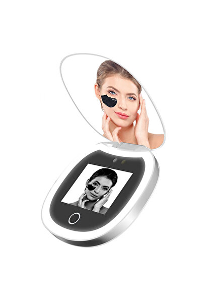 Choice WHITE UV Mirror Sunscreen Testing Camera with Light 2X Magnification T...