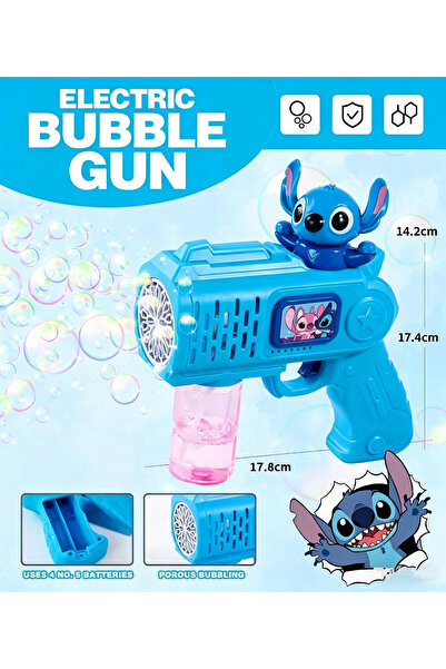 Choice4 5 Stitch Mickey Minnie Bubble Toys For Kids Soap Bubbles Children Par...
