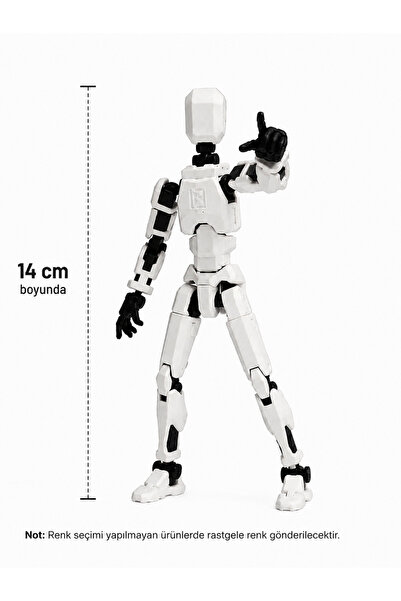 Tiri Design Dummy Esnek Eklemli Pozlanabilir Robot Figür