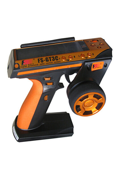 Choice Orange Flysky FS-GT3C FS GT3C 2.4G 3CH RC CAR System /w battery GR3E R...