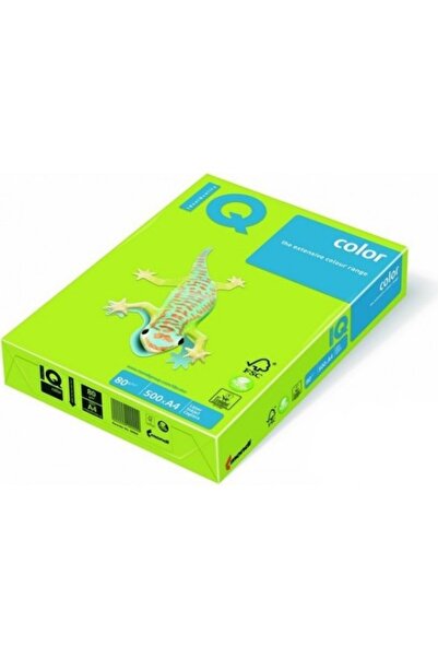 Mondi IQ Color Renkli Fotokopi Kağıdı A4 80 Gram Fosforlu Yeşil NE1351-NEOGN ...