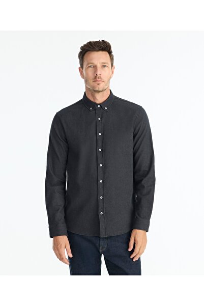 Yargıcı Regular Shirt Collar Long Sleeve Shirt