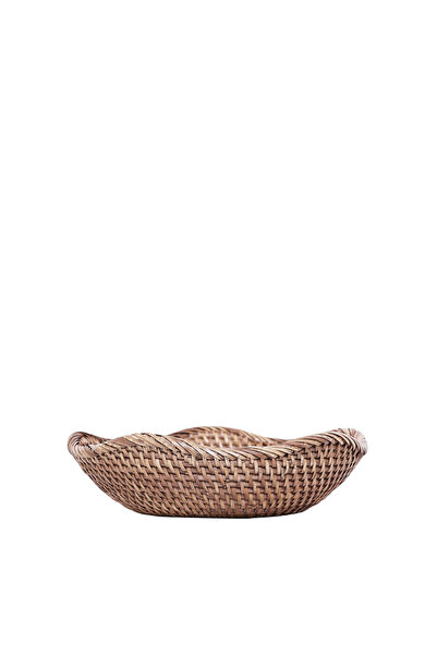 Yargıcı Rattan Yuvarlak Sepet(23x6 Cm)