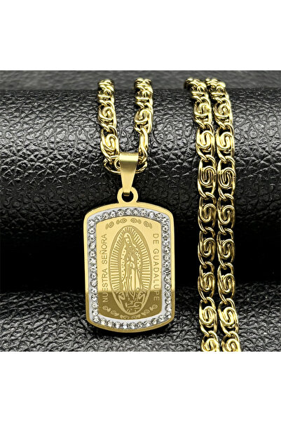 Choice 50cm WZ GD Catholic Our Lady of Guadalupe Necklace for Women Men Stain...
