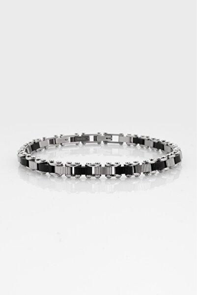 UKHWD SUPPLY 316L Stainless Steel 5mm Bike Chain Men's Bracelet