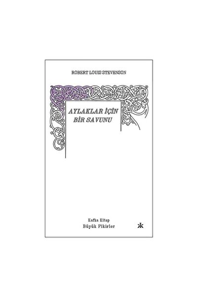 Kafka Kitap Aylaklar İçin Bir Savunu