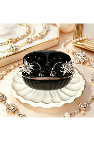 choice2 سماعات بلوتوث لاسلكية DM08hudie-Black بتصميم مفتوح وخطاف عالمي، مع خا...